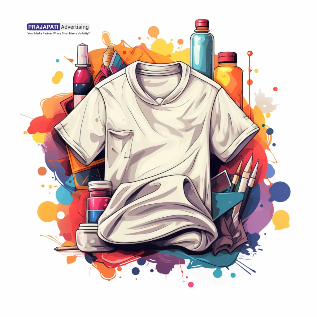 T-Shirt Printing at Prajapati Advertising